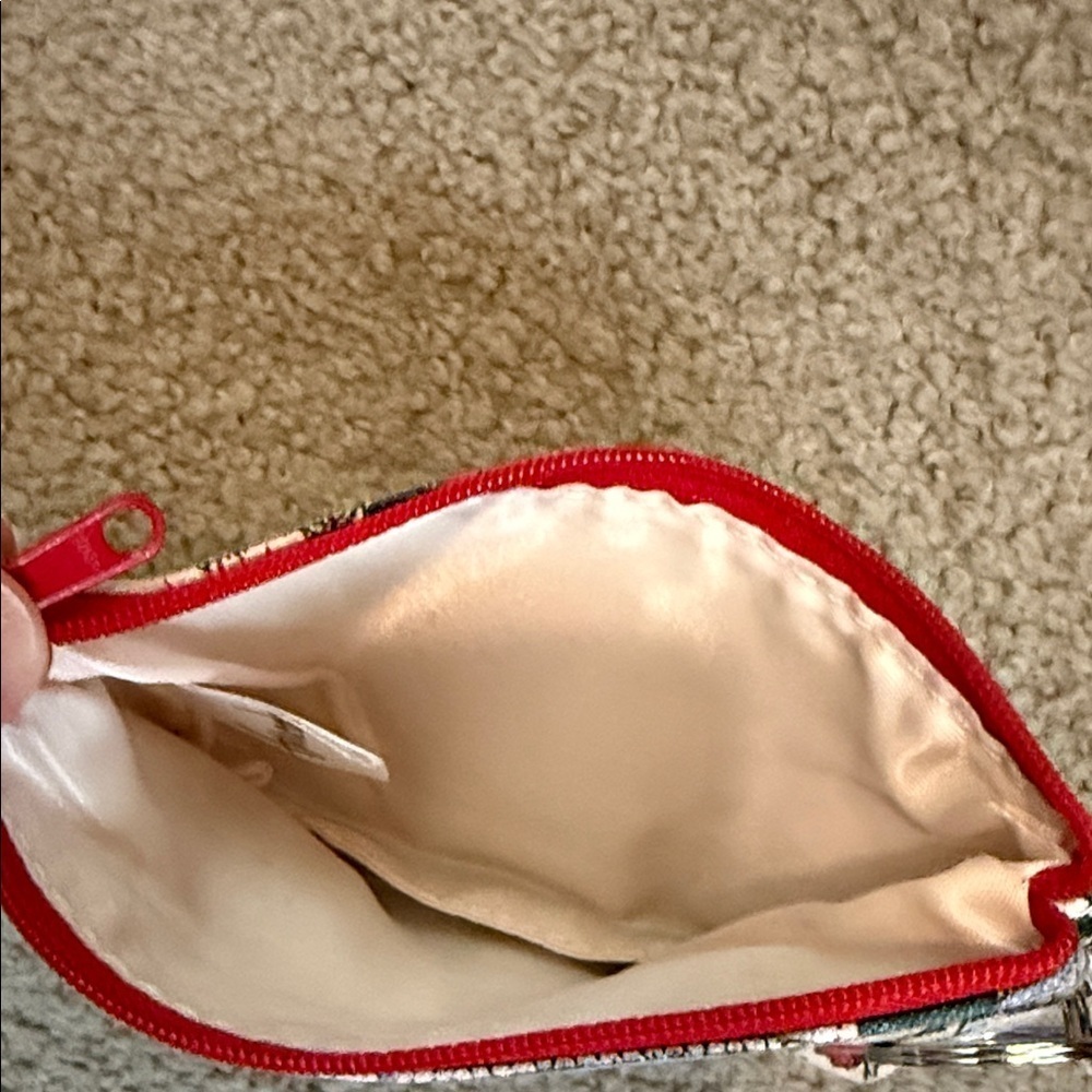 Harrods Blue and Red Cityscape Coin Pouch - Picture 4 of 9